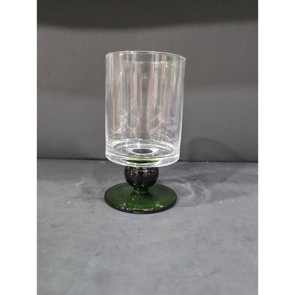 Marquis by Waterford Crystal Rotondo Glass, Green Water Glass, Emerald Stemware - Picture 1 of 10